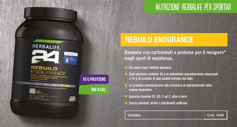 Rebuild Endurance - H24 Carboidrati e Proteine