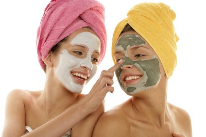 Maschera viso purificante argilla e menta